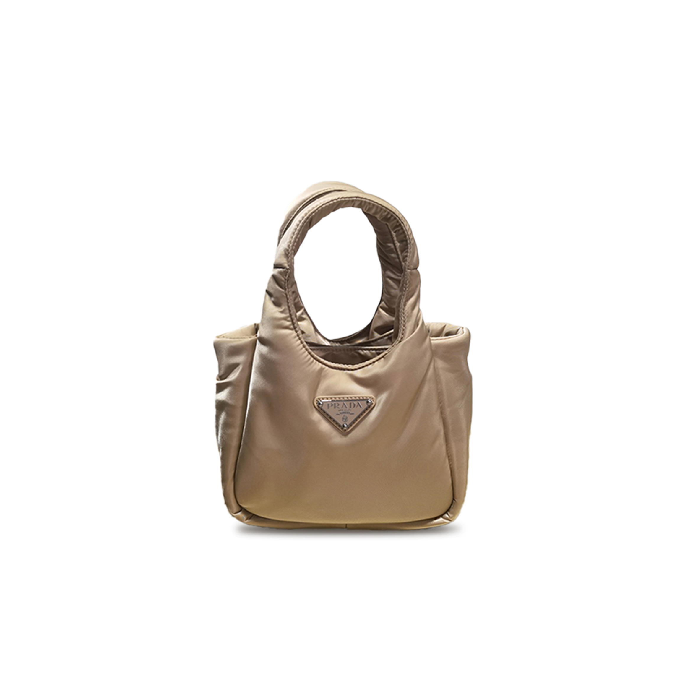 PRADA PADDED SOFT NAPPA LEATHER BAG COLOR 1BA359 (18*16*10cm)